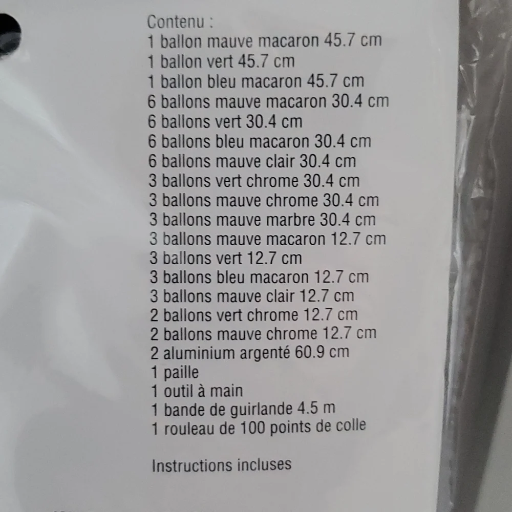BALLOON GARLAND
